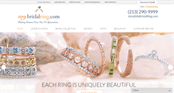 Desktop Screenshot of mybridalring.com