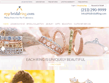 Tablet Screenshot of mybridalring.com